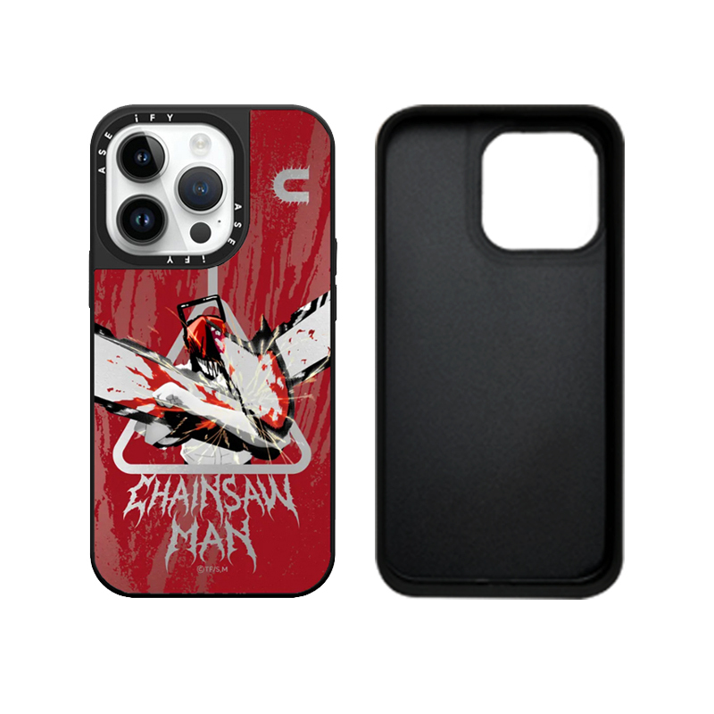 蘋果 系列鏈鋸人 亞克力鏡面保護殼