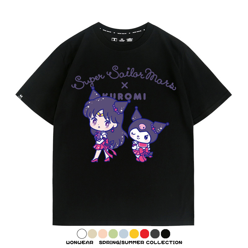 美少女戰士聯名三麗鷗周邊短袖T恤