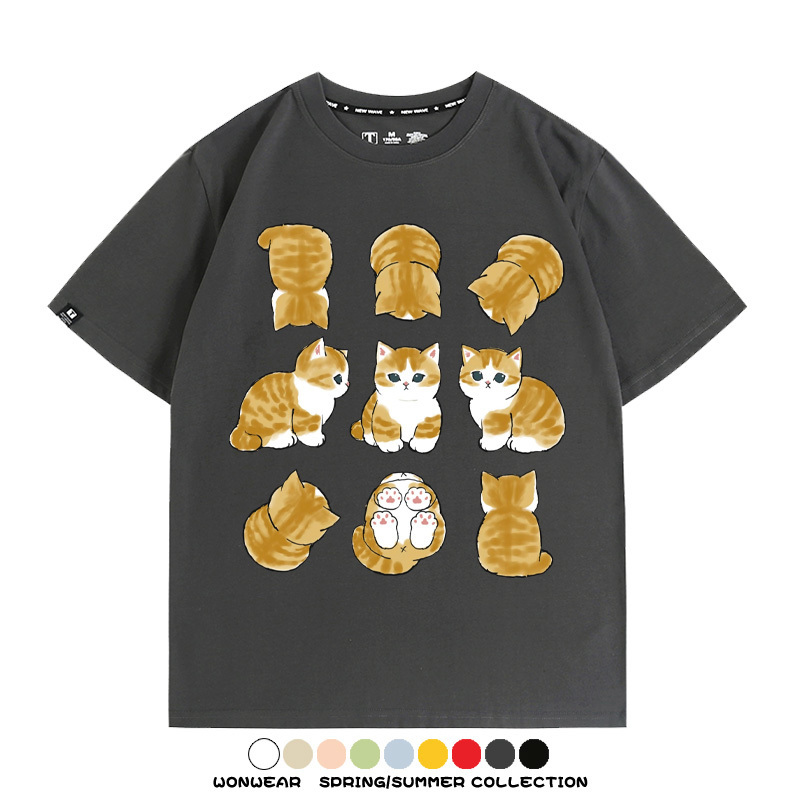 貓福珊迪可愛萌寵周邊短袖T恤