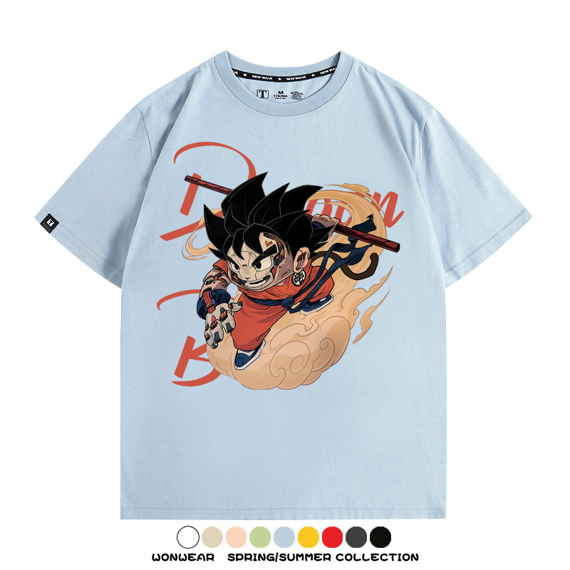 機械聯名七龍珠 親子情侶裝寬鬆短袖T