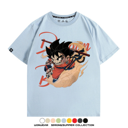 機械聯名七龍珠 親子情侶裝寬鬆短袖T