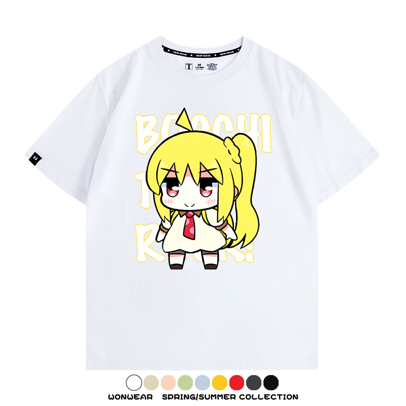 Q版孤獨搖滾 親子情侶裝寬鬆短袖T