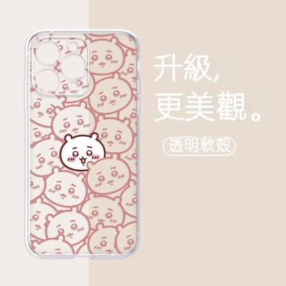 蘋果 系列chiikawa 透明防摔軟殼