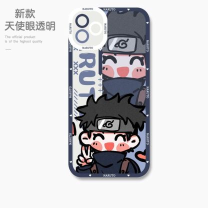蘋果 系列Q版火影忍者天使眼透明防摔軟殼
