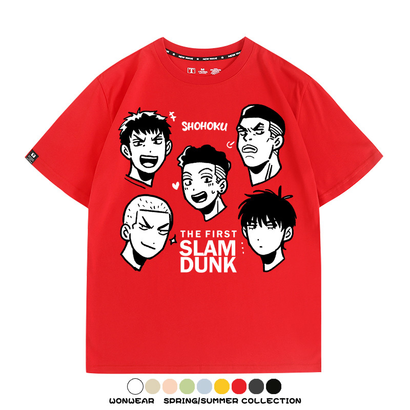 灌籃高手動漫周邊短袖T恤
