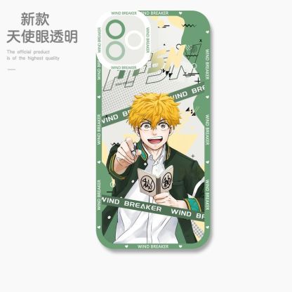 蘋果 系列防風少年天使眼透明防摔軟殼