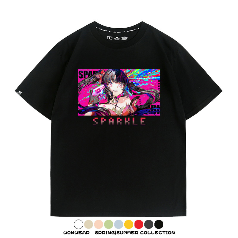 崩壞:星穹鐵道花火遊戲周邊短袖T恤