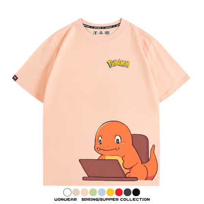 精靈寶可夢上班族 親子情侶裝寬鬆短袖T