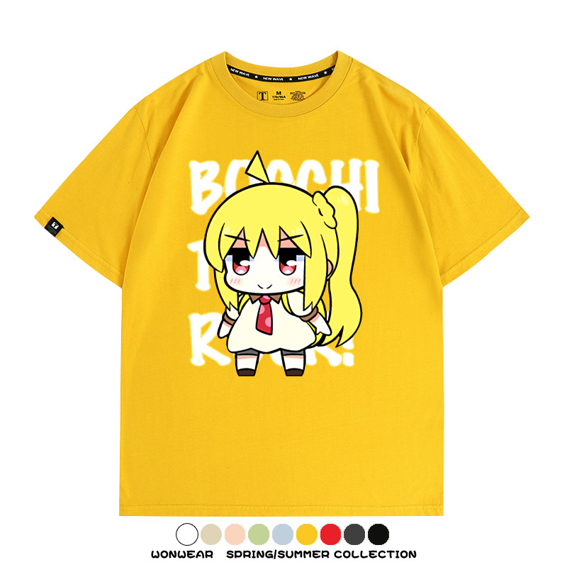 Q版孤獨搖滾 親子情侶裝寬鬆短袖T