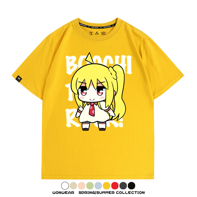 Q版孤獨搖滾 親子情侶裝寬鬆短袖T