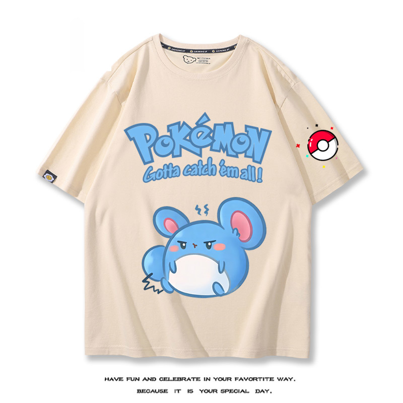 Q版精靈寶可夢 2024親子情侶男女同款 T恤