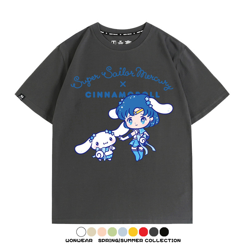 美少女戰士聯名三麗鷗周邊短袖T恤