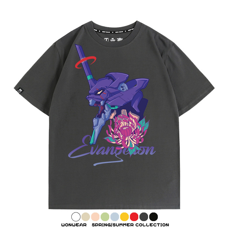 EVA初號機01聯名 親子情侶裝寬鬆短袖T