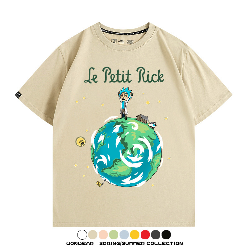 瑞克和莫蒂聯名 親子情侶裝寬鬆短袖T
