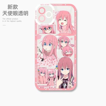 蘋果 系列孤獨搖滾天使眼透明防摔軟殼