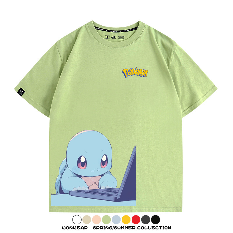 精靈寶可夢上班族 親子情侶裝寬鬆短袖T