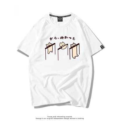 每日一貓 2024親子情侶男女同款 T恤