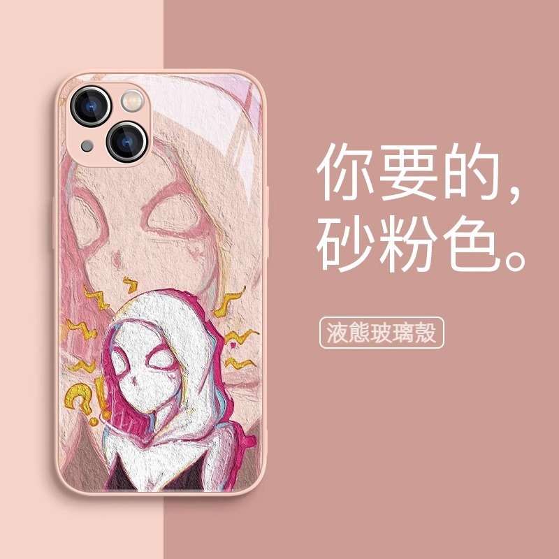 蘋果 系列蜘蛛俠 液態玻璃防摔殼