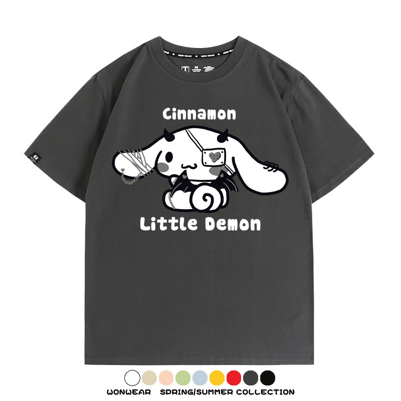 三麗鷗玉桂狗潮牌周邊短袖T恤