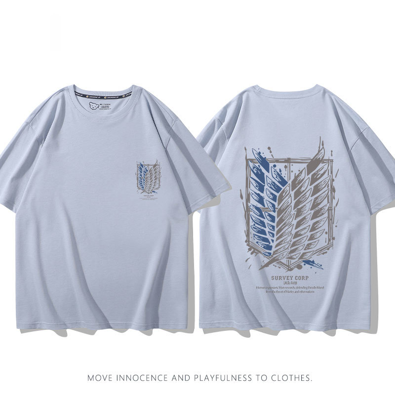 進擊的巨人 2024親子情侶男女同款 T恤