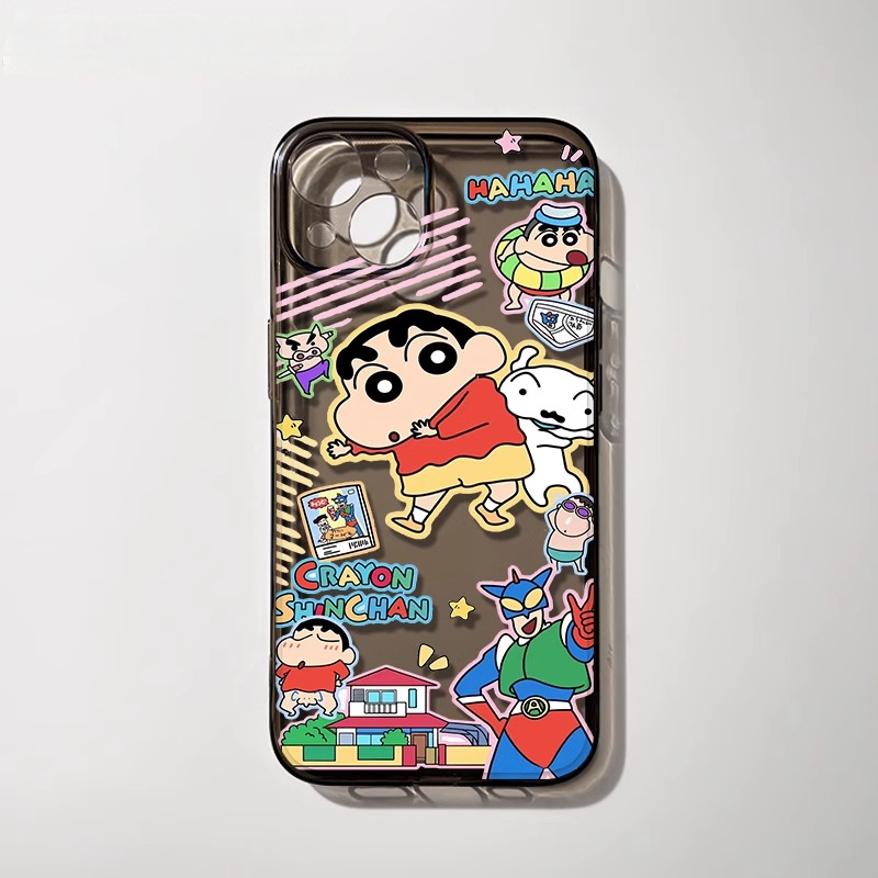 蘋果 系列蠟筆小新天使眼透明防摔軟殼