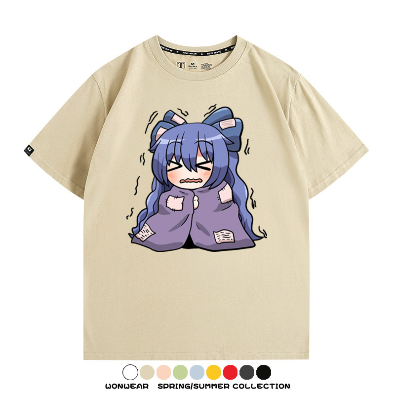 東方project憑依華 親子情侶裝寬鬆短袖T