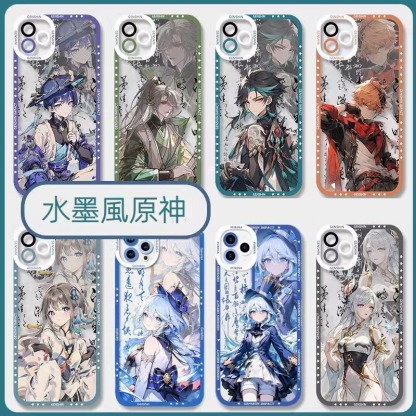 蘋果 系列原神天使眼透明防摔軟殼