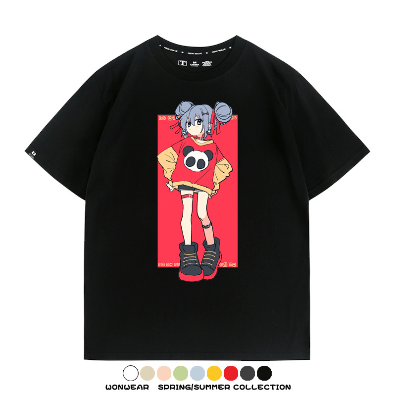 MIKU曲繪初音未來 親子情侶裝寬鬆短袖T