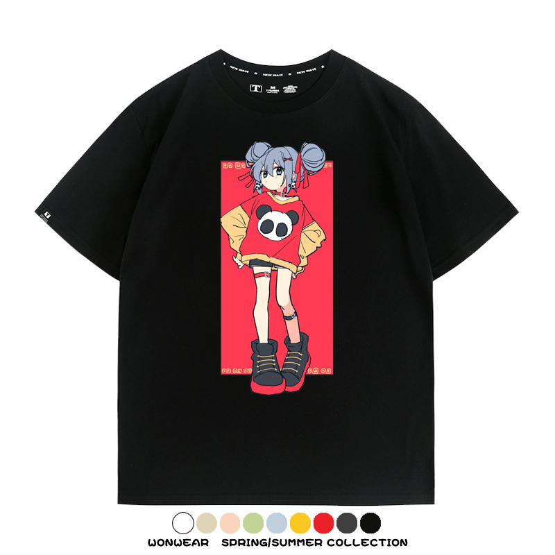 MIKU曲繪初音未來 親子情侶裝寬鬆短袖T