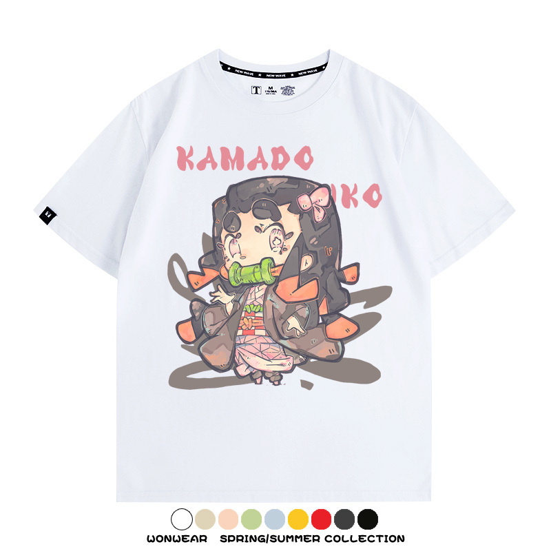 Q版鬼滅之刃動漫周邊短袖T恤