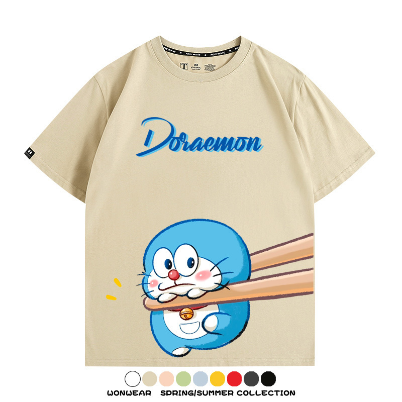 Q彈哆啦A夢動漫周邊短袖T恤