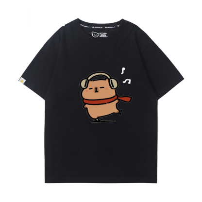 卡皮巴拉 2024親子情侶男女同款 T恤