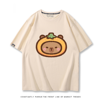 卡皮巴拉 2024親子情侶男女同款 T恤