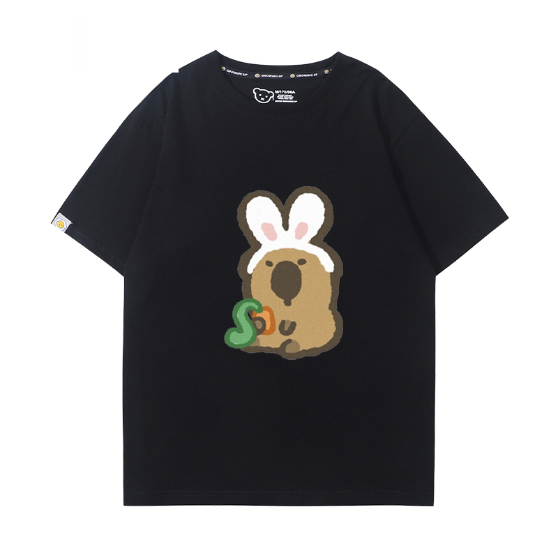 卡皮巴拉 2024親子情侶男女同款 T恤