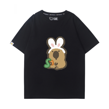 卡皮巴拉 2024親子情侶男女同款 T恤