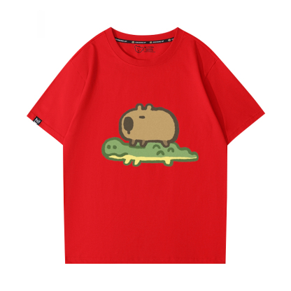 卡皮巴拉 2024親子情侶男女同款 T恤