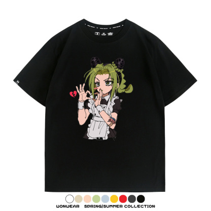 JOJO的奇妙冒險石之海動漫空條徐倫卡通周邊聯名短袖夏男純棉T恤