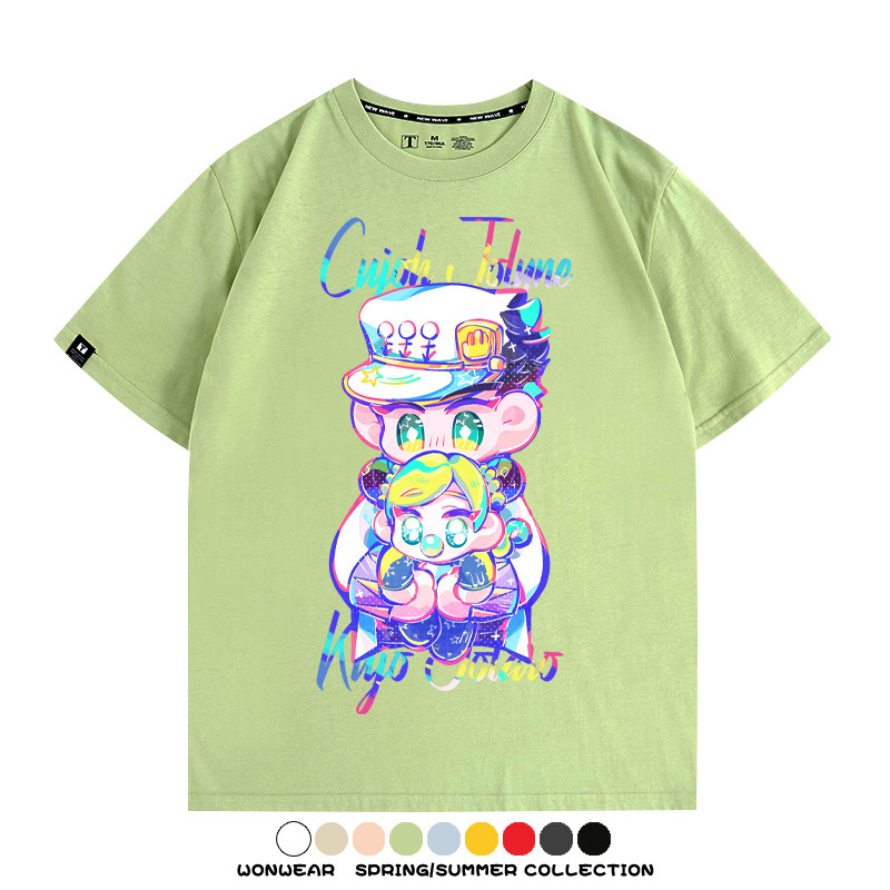 JOJO的奇妙冒險動漫周邊短袖T恤