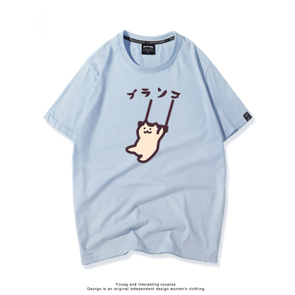 每日一貓 2024親子情侶男女同款 T恤