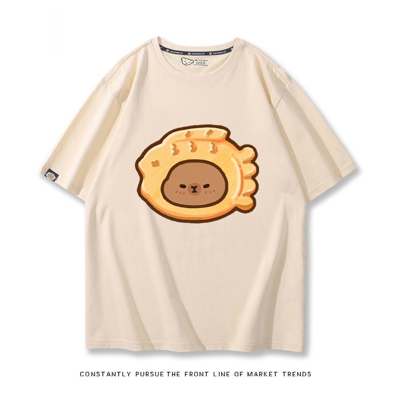 卡皮巴拉 2024親子情侶男女同款 T恤