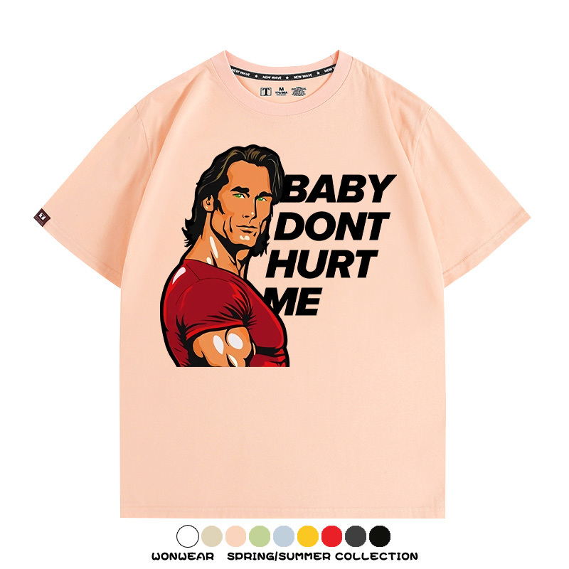 大力王Mike ohearn周邊 親子情侶裝寬鬆短袖T