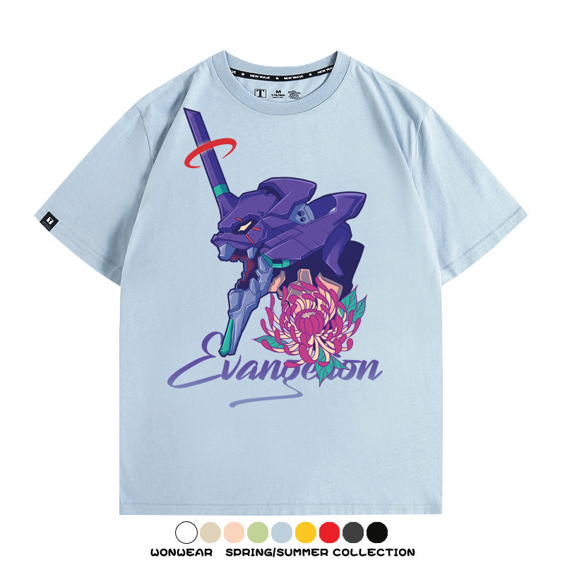 EVA初號機01聯名 親子情侶裝寬鬆短袖T