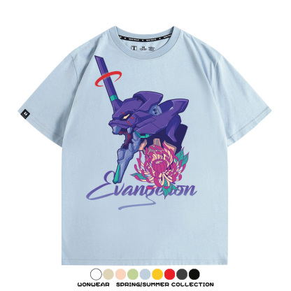 EVA初號機01聯名 親子情侶裝寬鬆短袖T