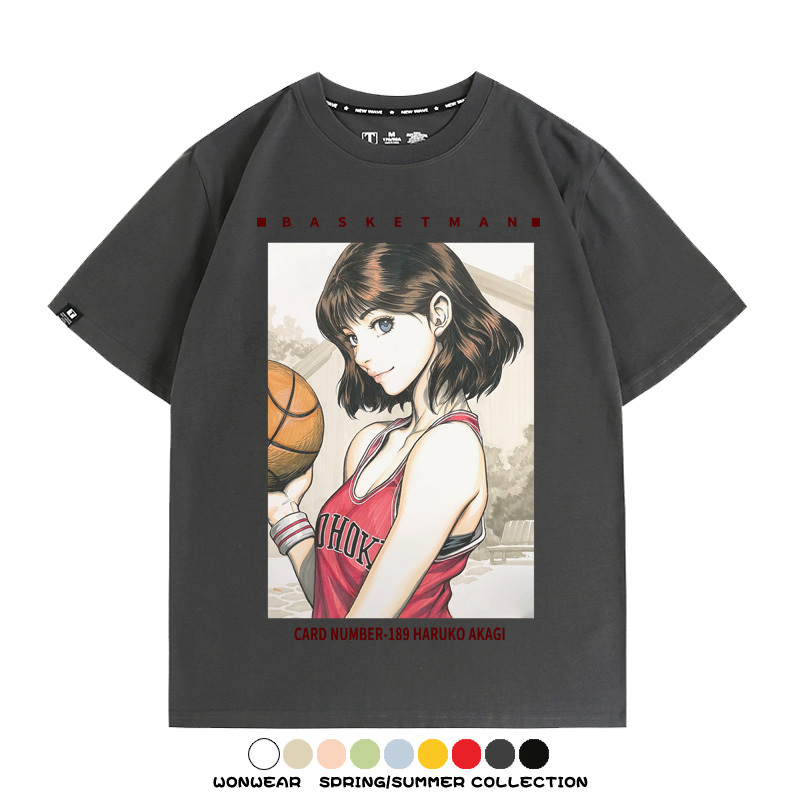 灌籃高手赤木晴子 親子情侶裝寬鬆短袖T