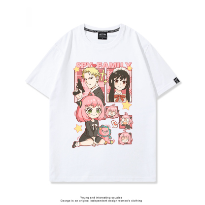 間諜家家酒 2024親子情侶男女同款 T恤