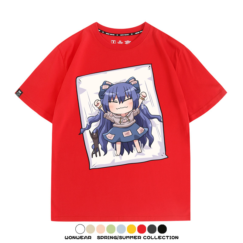 東方project憑依華 親子情侶裝寬鬆短袖T