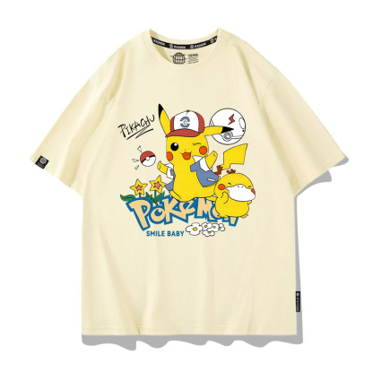 精靈寶可夢 2024親子情侶男女同款 T恤