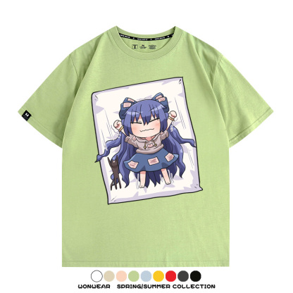 東方project憑依華 親子情侶裝寬鬆短袖T