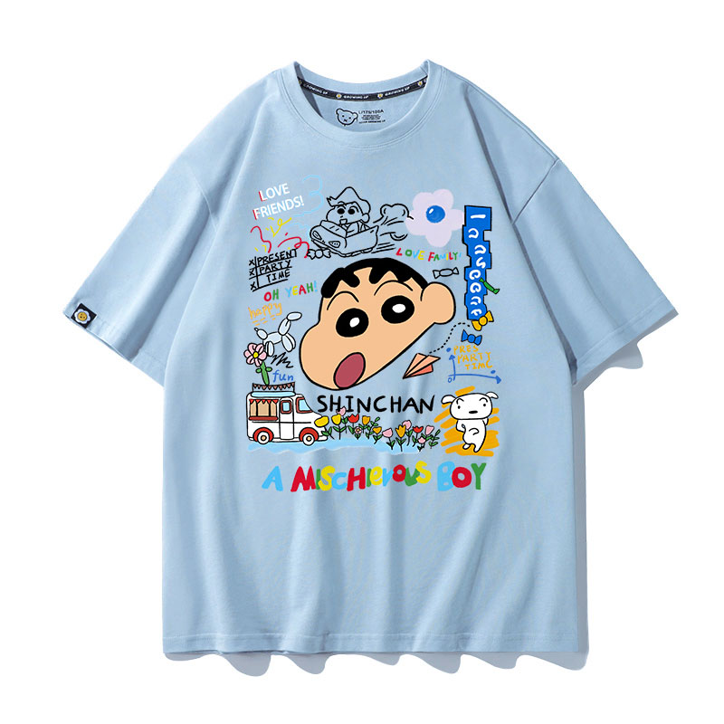 蠟筆小新 2024親子情侶男女同款 T恤