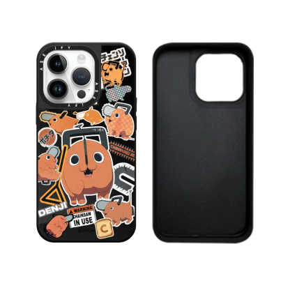 蘋果 系列鏈鋸人 亞克力鏡面保護殼